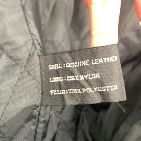 Niki Leather Jacket size XL Black Motorcycle jacket vintage - Picture 13 of 15